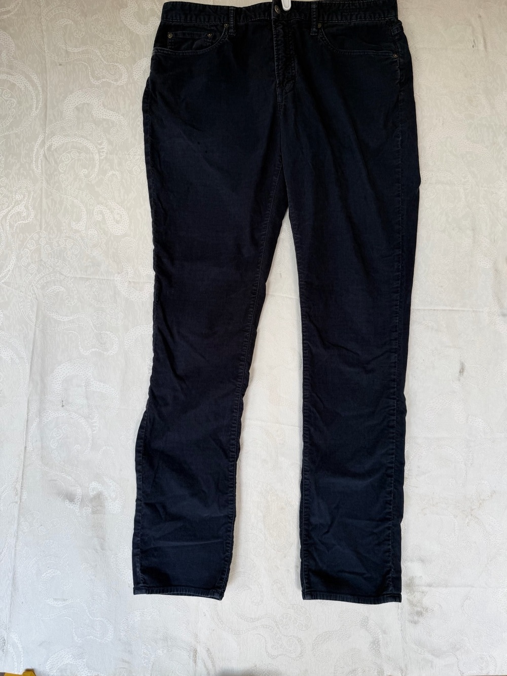 Bonobos Corduroy Straight-Leg Jeans in Black